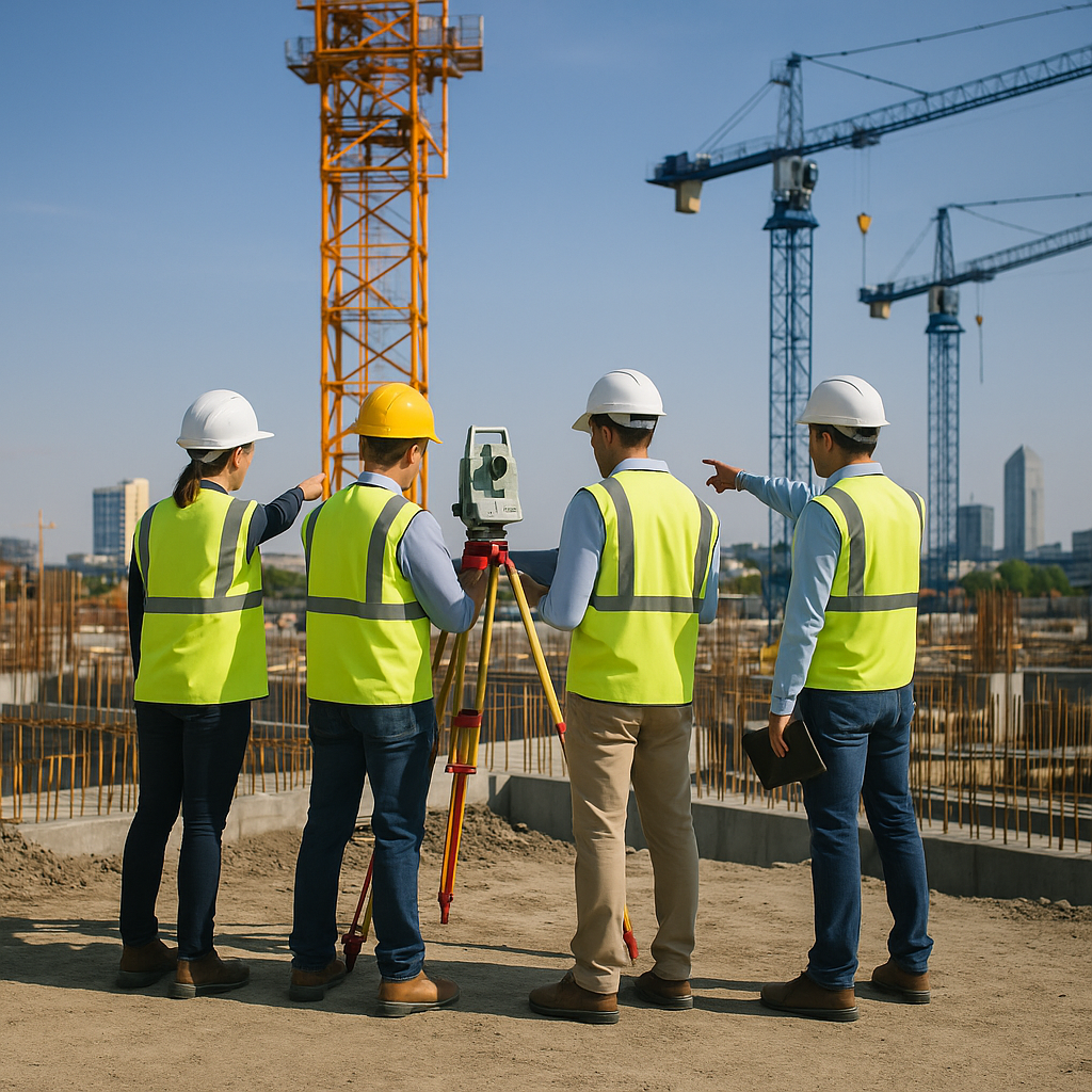 Illustration of a construction site